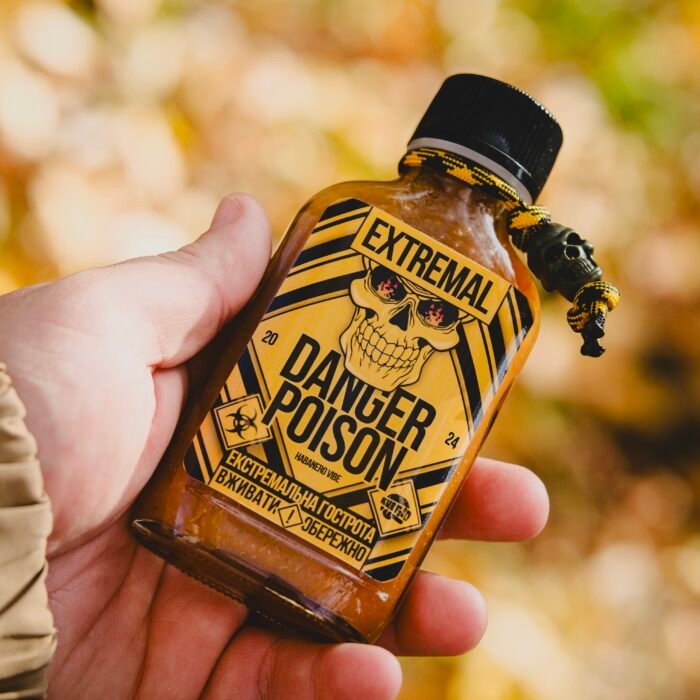 DANGER POISON — СОУС НА ОСНОВІ ПЕРЦЮ ХАБАНЕРО, ЛАЙМУ ТА ЧАСНИКУ - Зображення 2